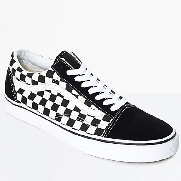 vans shoes old skool checkered